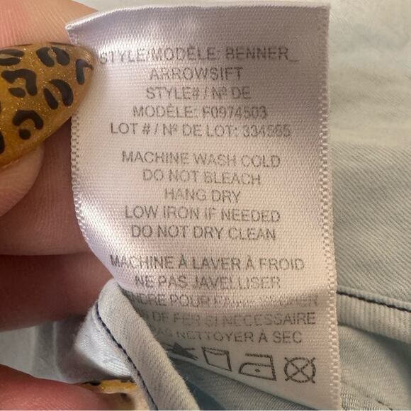 Men’s Theory Benner Button Down Shirt is Arrowsift size large - Picture 2 of 7